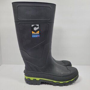 Chinook Kickaxe Soft Toe Men's Black Work Boots US Size 9 NWOT